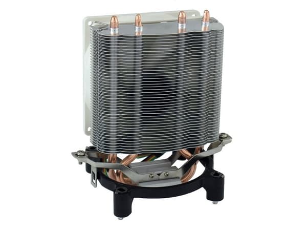 LC Power Cosmo Cool LC-CC-95 - Prosessorkjøler - (for: LGA775, LGA1156, AM2, AM3, LGA1155) - aluminium og kobber - 90 mm - hvit, sølv