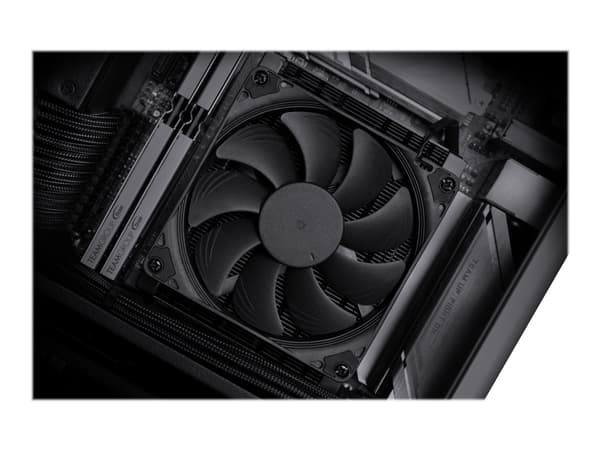 Noctua NH-L9a-AM4 chromax.black - Prosessorijäähdytin - (for: AM4) - alumiini nikkelöidyllä kuparialustalla - 92 mm - musta