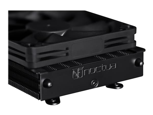 Noctua NH-L9a-AM4 chromax.black - Prosessorijäähdytin - (for: AM4) - alumiini nikkelöidyllä kuparialustalla - 92 mm - musta
