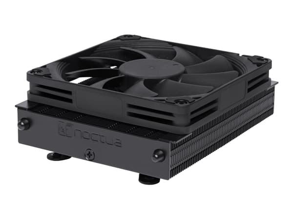 Noctua NH-L9a-AM4 chromax.black - Prosessorijäähdytin - (for: AM4) - alumiini nikkelöidyllä kuparialustalla - 92 mm - musta