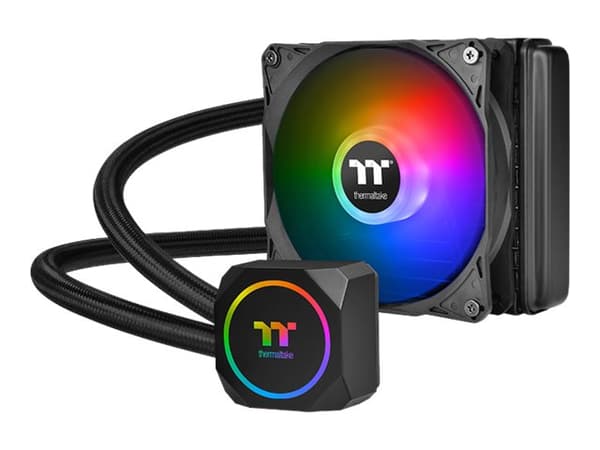 Thermaltake CL-W285-PL12SW-A, All-in-one-nesteenjäähdytin, 59,28 cfm, Musta musta