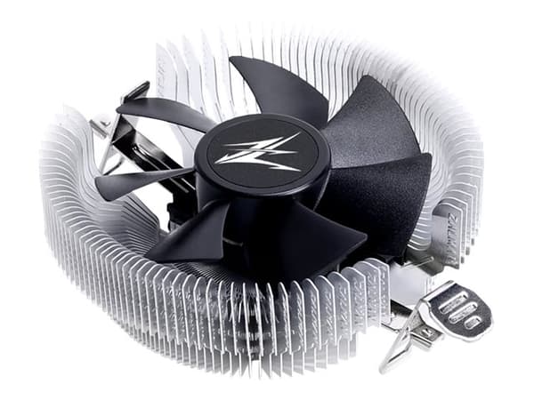 ZALMAN CNPS80G Rev.1 - Prosessorkjøler - (for: LGA1150, LGA1151, LGA1155, LGA1156, LGA775, AM4, AM3+, AM3) - aluminium - 85 mm Sort, Sølv