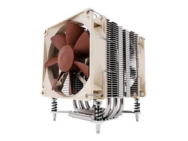 Noctua NH-U9DX i4 - Prosessorijäähdytin - (for: LGA1366, LGA2011, LGA1356) - alumiini nikkelöidyllä kuparialustalla - 92 mm Beige, Ruskea