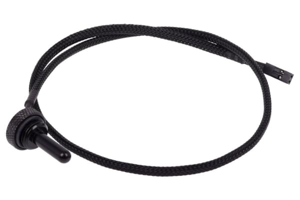 Alphacool Eiszapfen Temperature Sensor Plug G1/4 - Temperatursensor för vätskekylsystem - svart - 50 cm