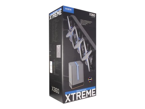 Inter-Tech ALSEYE X360 - Kylsystem med vätska till processorn - (för: LGA775, LGA1156, AM2, AM2+, LGA1366, AM3, LGA1155, AM3+, LGA2011, FM1, FM2, LGA