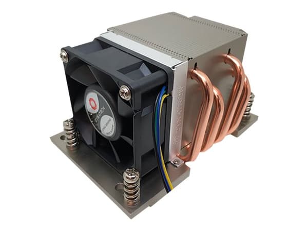 Inter-Tech DYNATRON A-26 - Prosessorkjøler - (for: SP3) - 60 mm - 2U Sort, Sølv
