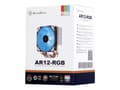 Pikkukuva 2 / 5: SilverStone Argon Series SST-AR12-RGB - Prosessorijäähdytin - (seuraaviin: LGA1156, AM2, LGA1366, AM3, LGA1155, LGA2011, FM1, FM2, LGA1150, LGA1151,