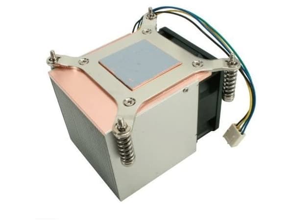 Inter-Tech K-650 Processorkylare 6 cm Aluminium - Svart (88885510)
