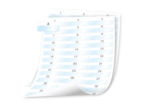 DYMO XTL Laminoitu - Polyesteri - pysyvä kalvopaperi - läpinäkyvä - 54 x 23 mm 1008 etikette(r) (28 ark x 36) etikettejä