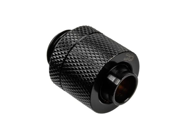 Alphacool - Forbindelsesadapter for væskekjølesystem - mørkesvart