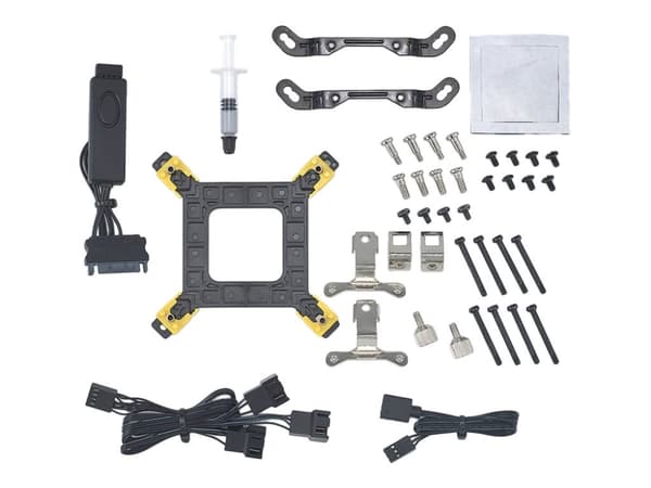 AZZA Blizzard - Kylsystem med vätska till processorn - Elementstorlek: 240 mm - (för: LGA775, LGA1156, AM2, AM2+, LGA1366, AM3, LGA1155, AM3+, LGA201