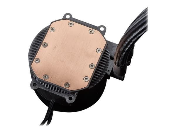Azza LCAZ-360R-ARGB, All-in-one-nesteenjäähdytin, 1000 RPM, 1800 RPM, 26,29 dB, 49,1 cfm, Musta