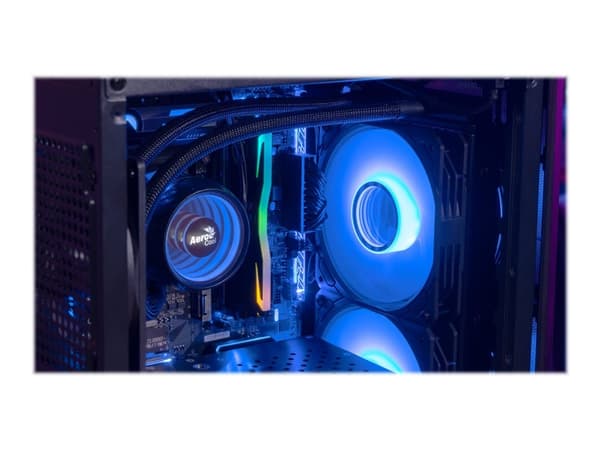 Aerocool Mirage L240, All-in-one-nesteenjäähdytin, 72,2 cfm, Musta