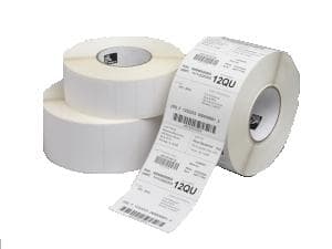 Zebra Z-Perform 1000T - Papper - permanent akrylhäftning - obestruket - vit - 51 x 51 mm 27400 etikett (er) (10 rulle/rullar x 2740) etiketter - för