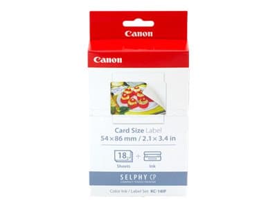 Canon KC-18IF - 18 stk merkelapper - for Canon SELPHY CP1000, CP1200, CP1300, CP1500, CP530, CP780, CP790, CP800, CP820, CP910