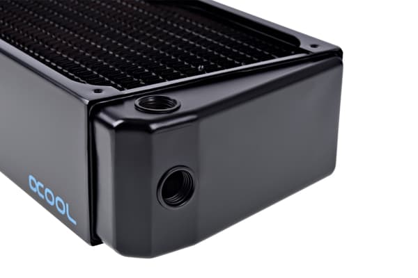 Alphacool NexXxoS UT60, Jäähdytin, Messinki, Kupari, Terästä, Musta, 12 cm, 124 mm, 413 mm