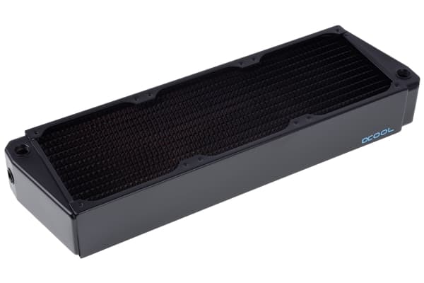 Alphacool NexXxoS UT60, Jäähdytin, Messinki, Kupari, Terästä, Musta, 12 cm, 124 mm, 413 mm