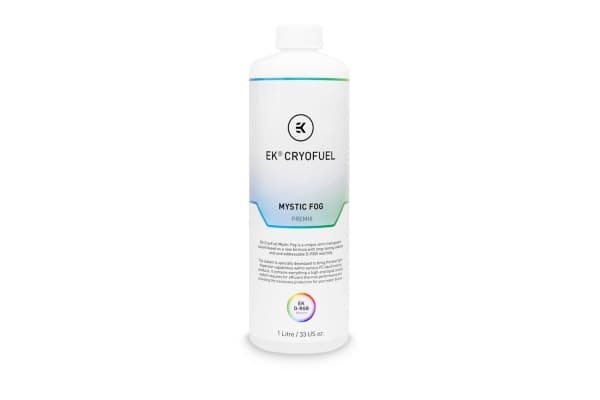 EkWaterBlocks EK-CryoFuel Mystic Fog (Premix) - Kylvätska för vätskebaserat kylsystem - vit