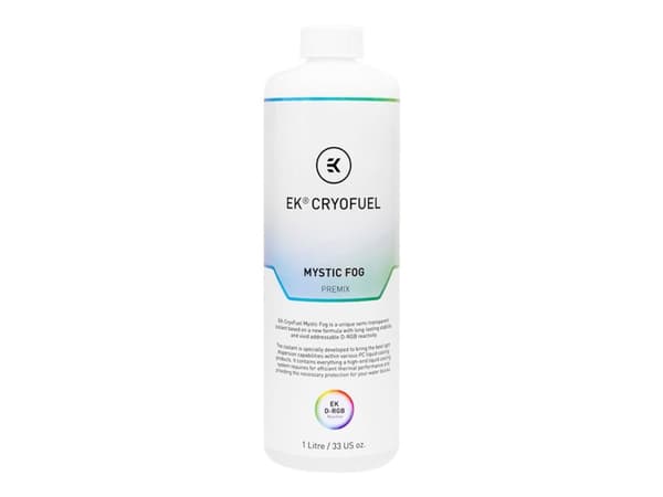 EkWaterBlocks EK-CryoFuel Mystic Fog (Premix) - Kylvätska för vätskebaserat kylsystem - vit