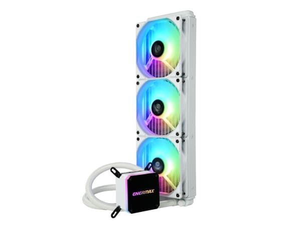 Enermax ELC-LMT360-W-ARGB, All-in-one-nesteenjäähdytin, 12 cm, 72,1 cfm, Valkoinen