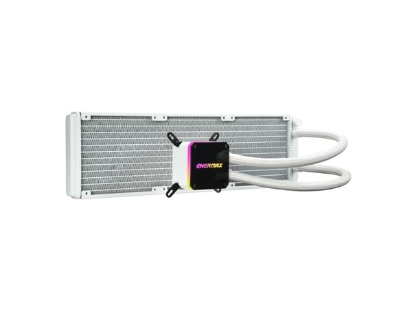 Enermax ELC-LMT360-W-ARGB, All-in-one-nesteenjäähdytin, 12 cm, 72,1 cfm, Valkoinen