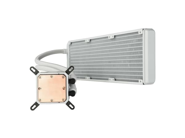Enermax ELC-LMT360-W-ARGB, All-in-one-nesteenjäähdytin, 12 cm, 72,1 cfm, Valkoinen