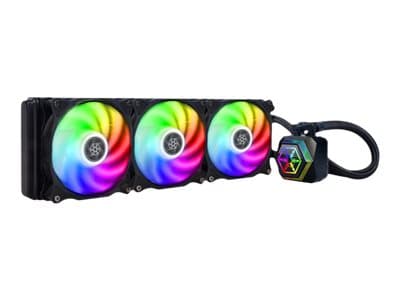 SilverStone PF360 - Kylsystem med vätska till processorn - (för: LGA775, LGA1156, AM2, LGA1366, AM3, LGA1155, LGA2011, FM1, FM2, LGA1150, LGA1151, AM