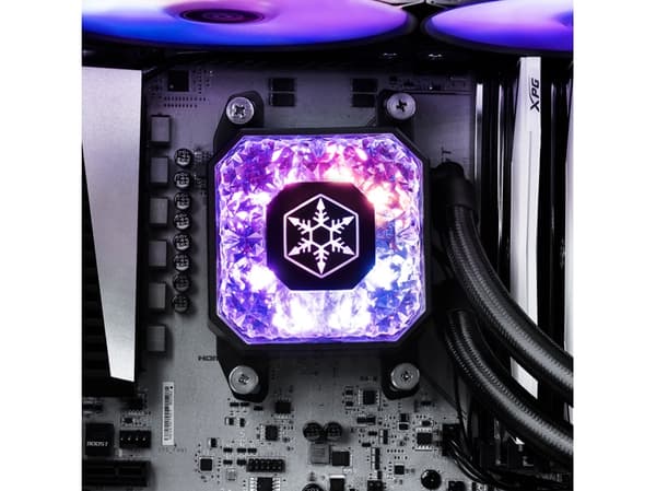 SilverStone Ice Gem - Væskekjølesystem for prosessor - Radiatorstørrelse: 240 mm - (for: LGA1156, AM2, LGA1366, AM3, LGA1155, LGA2011, FM1, FM2, LGA1