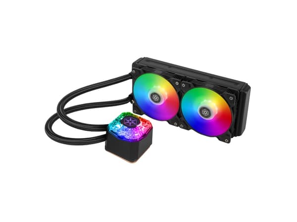 SilverStone Ice Gem - Væskekjølesystem for prosessor - Radiatorstørrelse: 240 mm - (for: LGA1156, AM2, LGA1366, AM3, LGA1155, LGA2011, FM1, FM2, LGA1