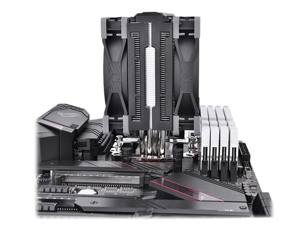 Thermaltake TOUGHAIR 510 - Processorkylare - (för: LGA1156, AM2, AM2+, AM3, LGA1155, AM3+, FM1, FM2, LGA1150, LGA1151, AM4, LGA1200) - aluminium - 12