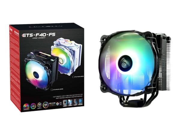 Enermax ETS-F40-FS - Processorkylare - (för: LGA775, LGA1156, AM2, AM2+, LGA1366, AM3, LGA1155, AM3+, FM1, FM2, LGA1150, FM2+, LGA1151, LGA2011 (Squa