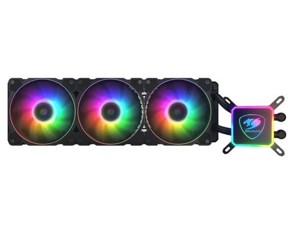 COUGAR AQUA ARGB 360 - Væskekjølesystem for prosessor - (for: LGA775, LGA1156, AM2, AM2+, LGA1366, AM3, LGA1155, AM3+, LGA2011, FM1, FM2, LGA1150, LG
