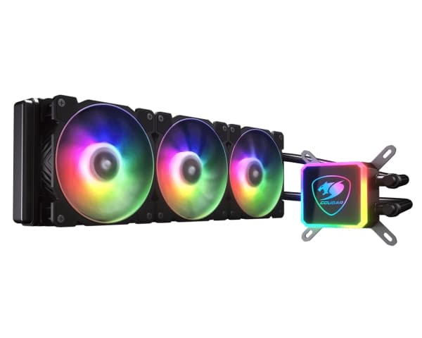 COUGAR AQUA ARGB 360 - Væskekjølesystem for prosessor - (for: LGA775, LGA1156, AM2, AM2+, LGA1366, AM3, LGA1155, AM3+, LGA2011, FM1, FM2, LGA1150, LG