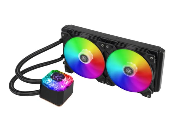 SilverStone Ice Gem 280 - Prosessorin nestejäähdytysjärjestelmä - Jäähdyttimen koko: 280 mm - (seuraaville: LGA1156, AM2, LGA1366, AM3, LGA1155, LGA2 musta