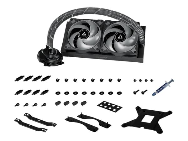 ARCTIC Liquid Freezer II 240 A-RGB - Væskekjølesystem for prosessor - Radiatorstørrelse: 240 mm - (for: LGA1156, LGA1155, LGA1150, LGA1151, LGA2011-3