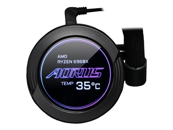 AORUS WATERFORCE X 280 - Kylsystem med vätska till processorn - (för: LGA2066, LGA2011, LGA1366, LGA1150, LGA1151, LGA1155, LGA1156, TR4, AM4, sTRX4,