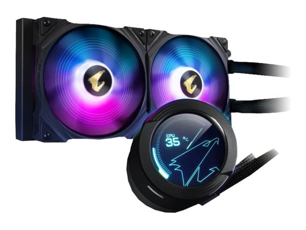 AORUS WATERFORCE X 280 - Kylsystem med vätska till processorn - (för: LGA2066, LGA2011, LGA1366, LGA1150, LGA1151, LGA1155, LGA1156, TR4, AM4, sTRX4,
