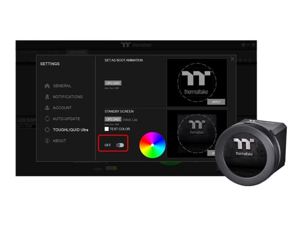 Thermaltake TOUGHLIQUID Ultra 360, All-in-one-nesteenjäähdytin, 12 cm, 500 RPM, 2500 RPM, 28,1 dB, 72,69 cfm