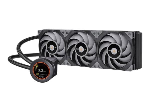 Thermaltake TOUGHLIQUID Ultra 360, All-in-one-nesteenjäähdytin, 12 cm, 500 RPM, 2500 RPM, 28,1 dB, 72,69 cfm