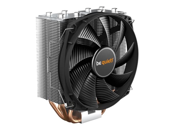 be quiet! Shadow Rock Slim 2 - Processorkylare - (för: LGA1150, LGA1151, LGA1155, LGA1200, LGA1700, LGA2011-3 (Square ILM), LGA2066, AM4) - aluminium Gjuten aluminium, Svart, Koppar