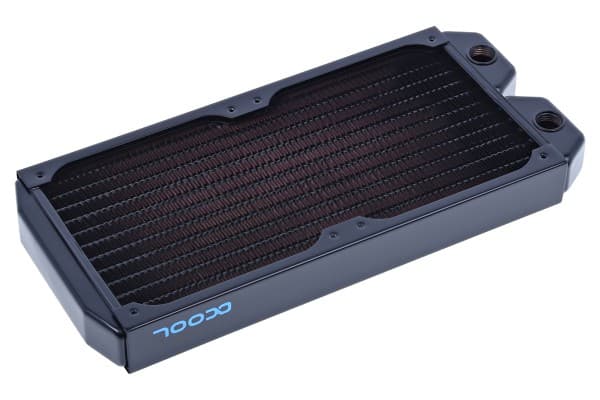 Alphacool 35265, Jäähdytin, Messinki, Kupari, Ruostumaton teräs, Musta, 278 mm, 124 mm, 30 mm