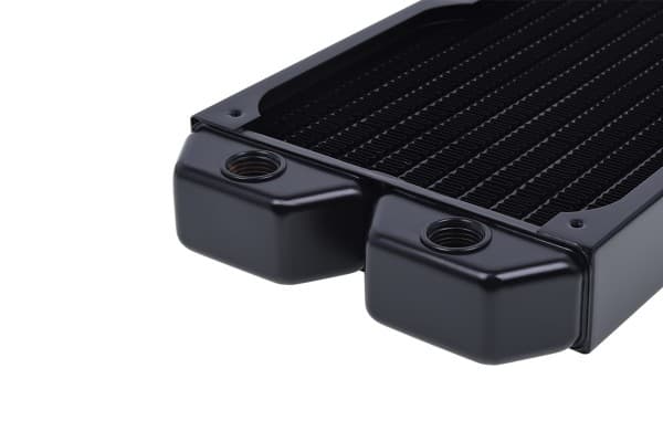 Alphacool 35265, Jäähdytin, Messinki, Kupari, Ruostumaton teräs, Musta, 278 mm, 124 mm, 30 mm