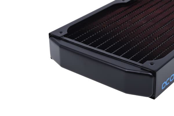 Alphacool 35265, Jäähdytin, Messinki, Kupari, Ruostumaton teräs, Musta, 278 mm, 124 mm, 30 mm
