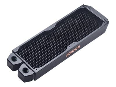 Alphacool 35265, Jäähdytin, Messinki, Kupari, Ruostumaton teräs, Musta, 278 mm, 124 mm, 30 mm