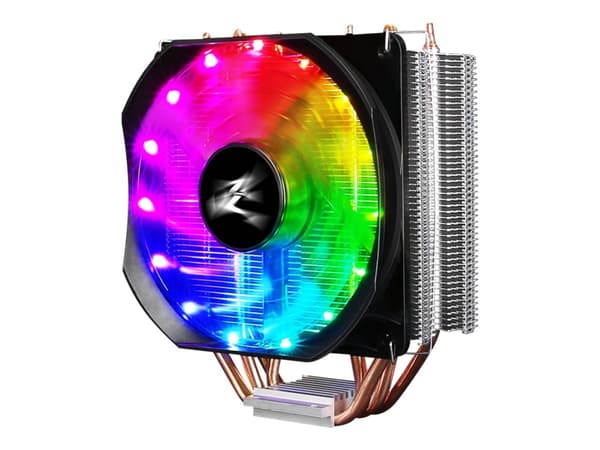 ZALMAN CNPS9X OPTIMA RGB - Processorkylare - (för: LGA1200, LGA1150, LGA1151, LGA1152, LGA1155, LGA1156, AM4) - 120 mm Svart