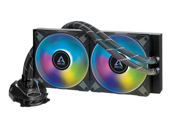 ARCTIC Liquid Freezer II 280 A-RGB prosessoreiden nestejäähdytysjärjestelmä 1-pack Musta 140 mm:n pakkaus