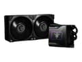 Miniatyrbild 2 av 5: MSI MEG CORELIQUID S280 - Kylsystem med vätska till processorn - Elementstorlek: 360 mm - (för: LGA1150, LGA1151, LGA1155, LGA1156, LGA1200, LGA1700,