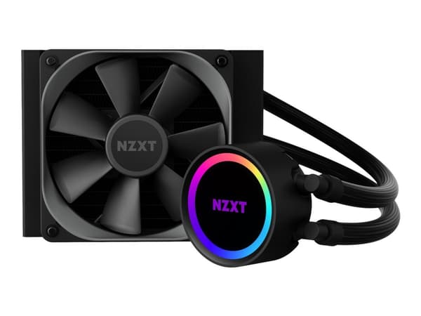 NZXT Kraken 120 - Kylsystem med vätska till processorn - Elementstorlek: 120 mm - (för: LGA1200, LGA1150, LGA1151, LGA1152, LGA1155, LGA1156, LGA1366