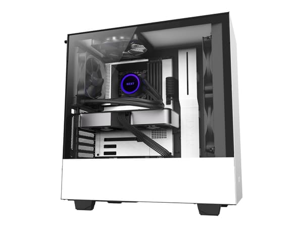 NZXT Kraken 120 - Kylsystem med vätska till processorn - Elementstorlek: 120 mm - (för: LGA1200, LGA1150, LGA1151, LGA1152, LGA1155, LGA1156, LGA1366 Svart