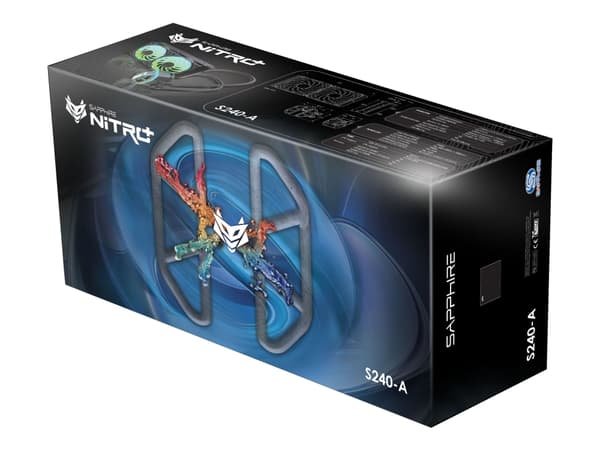 Sapphire Nitro+ S240-A - Kylsystem med vätska till processorn - Elementstorlek: 240 mm - (för: AM4, LGA1150, LGA1151, LGA1152, LGA1155, LGA1156, LGA1